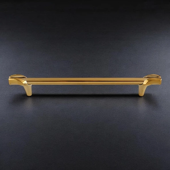 Prade 192 mm Gold Altın Metal Kulp Çekmece Mobilya Mutfak Dolap Kapak Kulpları Dolabı Kulbu Kulpu - 5