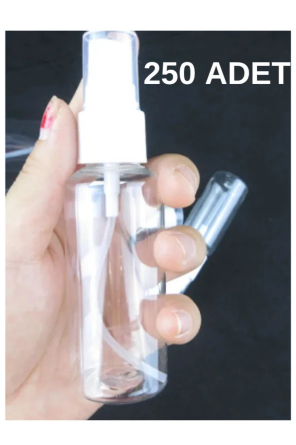 Sprey Başlıklı Boş şişe 50ml 250 Adet + 6 Hediye ürün görseli 1