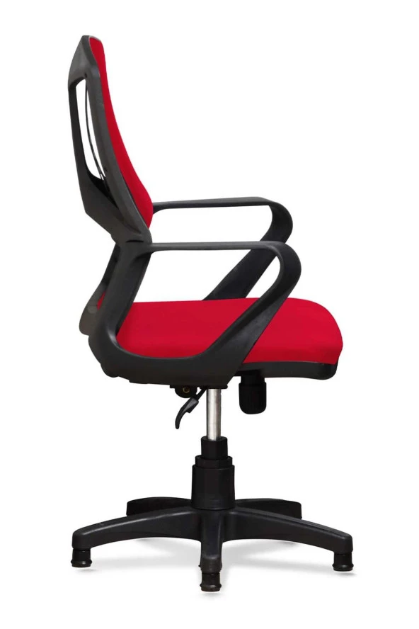 Arenzo Misafir Bekleme Sekreter Koltuğu Kırmızı Arya Model - 3