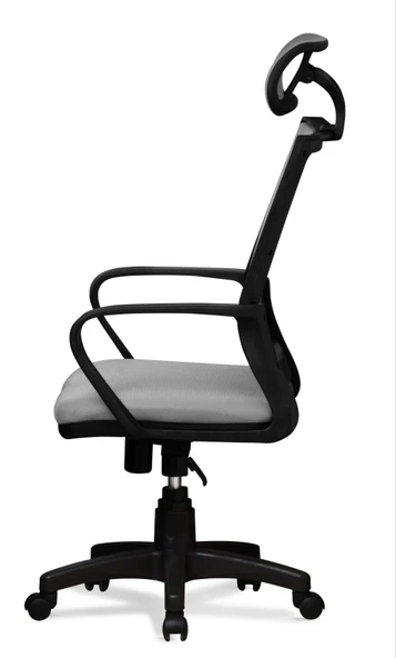 Ev ve Ofis Çalışma Sandalyesi Bilgisayar ve Yönetici Koltuğu Atlas Model Gri - 2