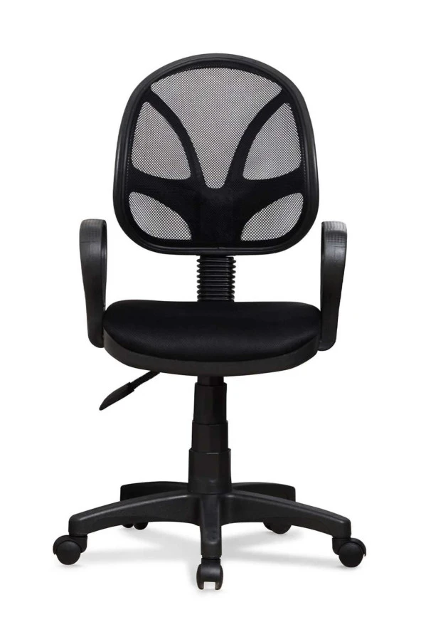 Ev ve Ofis Çalışma Sandalyesi Bilgisayar ve Sekreter Koltuğu Bella Model Siyah