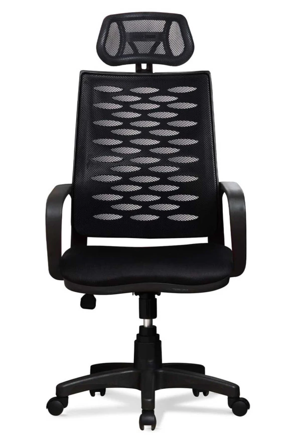 Ev ve Ofis Çalışma Sandalyesi Bilgisayar ve Yönetici Koltuğu Atlas Model Siyah