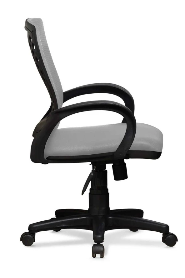 Ev ve Ofis Çalışma Sandalyesi Bilgisayar ve Sekreter Koltuğu Petek Model Gri - 2