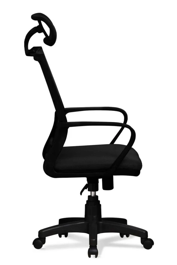 Ev ve Ofis Çalışma Sandalyesi Bilgisayar ve Yönetici Koltuğu Atlas Model Siyah - 2