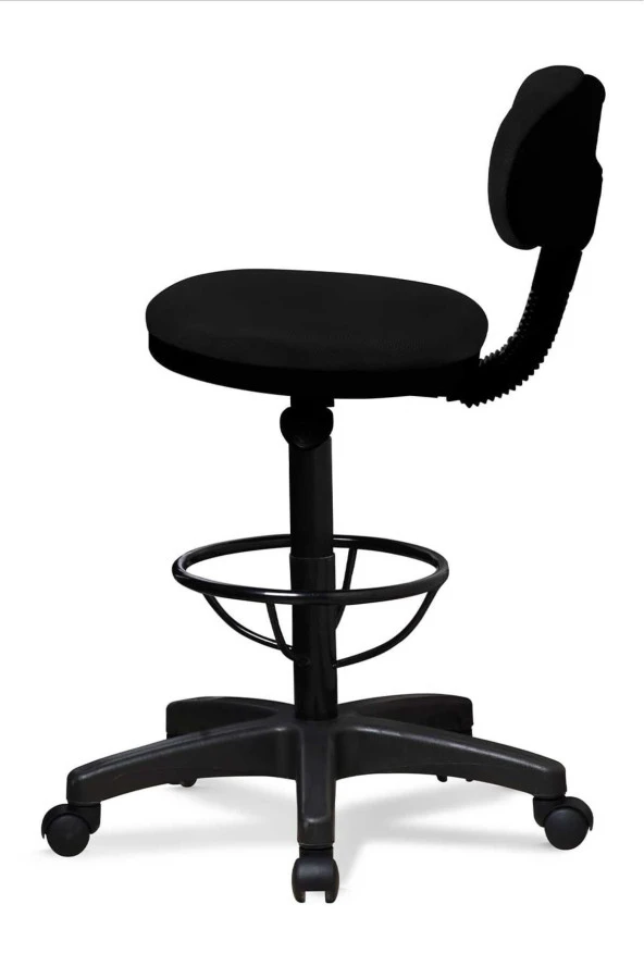 Bar Sandalyesi Sırtlı Beratta Model Siyah - 3