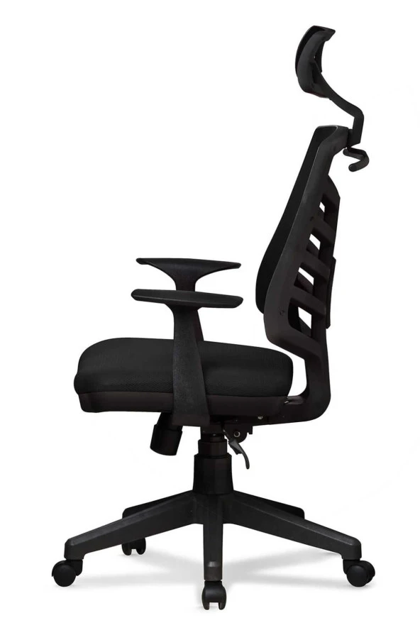 Ev ve Ofis Çalışma Sandalyesi Bilgisayar ve Yönetici Koltuğu Piramit Model Siyah - 3