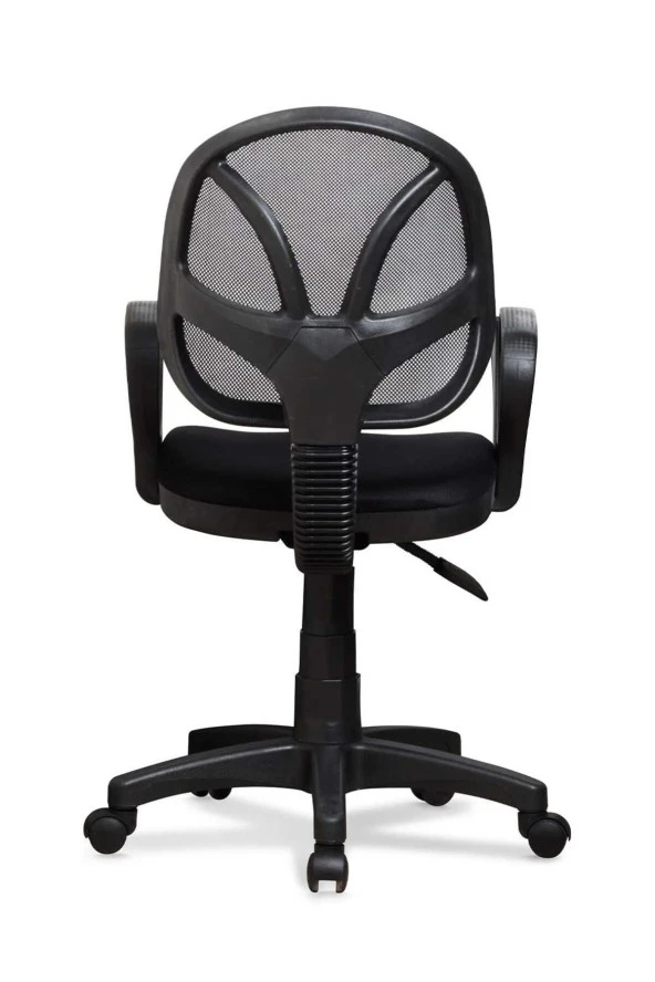 Ev ve Ofis Çalışma Sandalyesi Bilgisayar ve Sekreter Koltuğu Bella Model Siyah - 4