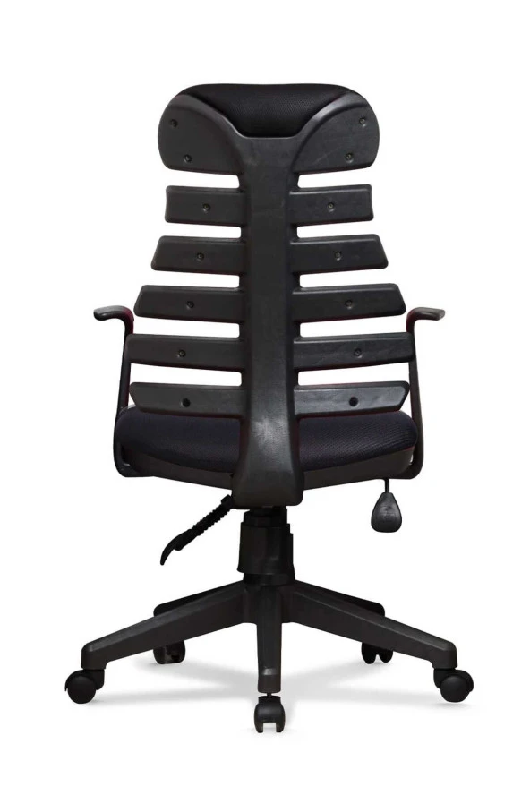 Ev ve Ofis Çalışma Sandalyesi Bilgisayar ve Yönetici Koltuğu Zebra Model Siyah - 4