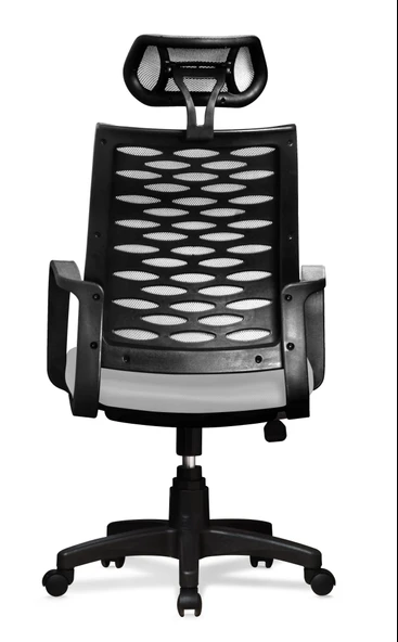 Ev ve Ofis Çalışma Sandalyesi Bilgisayar ve Yönetici Koltuğu Atlas Model Gri - 4