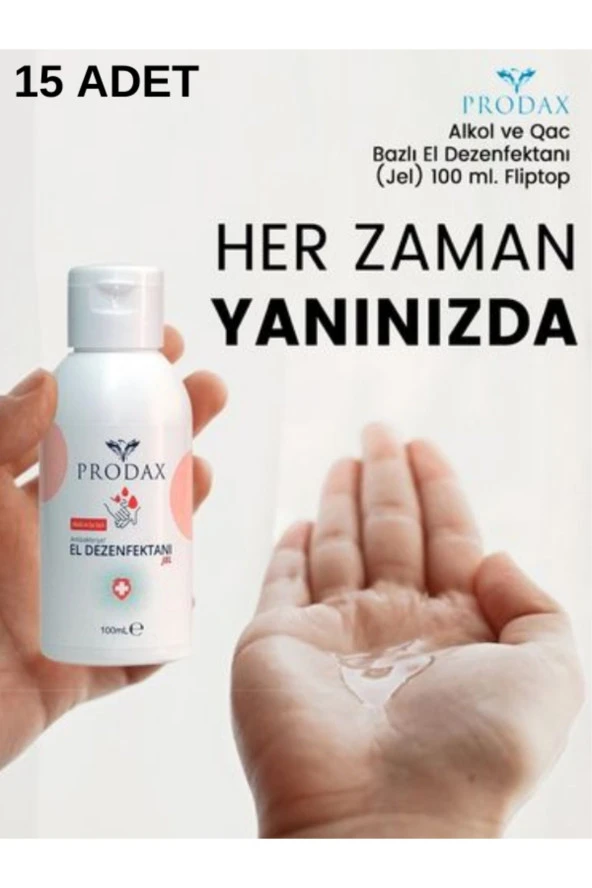 Jel El Dezenfektanı 100ml (15 Adet)