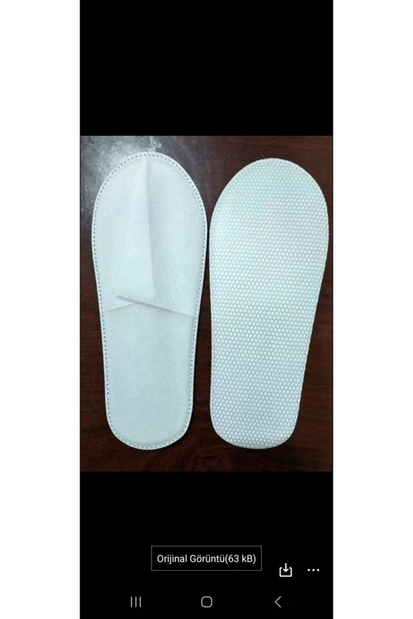 Tela Otel terliği ultrasonik dikiş 100 çift - Resim 5