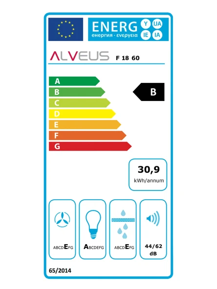 ALVEUS F18 TEK CAMLI BEYAZ ANKASTRE DAVLUMBAZ - 5