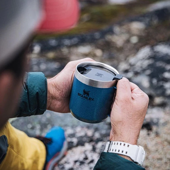 The Legendary Camp Mug Kapaklı Termos Bardak 0.35L  12oz - Hammertone Lake - Resim 7