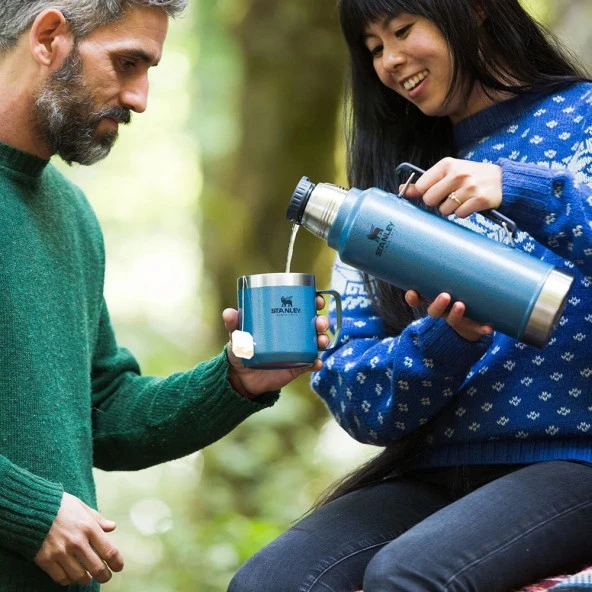 The Legendary Camp Mug Kapaklı Termos Bardak 0.35L  12oz - Hammertone Lake - Resim 8