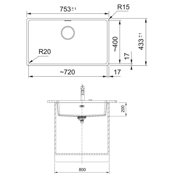 Franke Maris MRG 110-72 Granit Eviye-Active Plus Doccia 2.0 Armatür-Sıvı Sabunluk Üçlü Set Stone Grey - 3