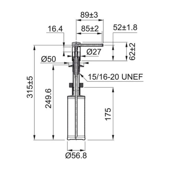 Franke Maris MRG 110-72 Granit Eviye-Active Plus Doccia 2.0 Armatür-Sıvı Sabunluk Üçlü Set Stone Grey - 7