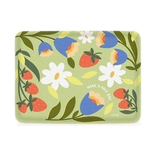 THE MİA TPS0081 SPRİNG KAYDIRMAZ TEPSİ YEŞİL 37X28 CM