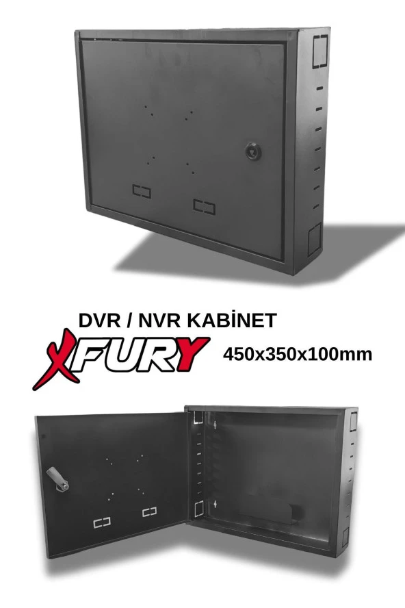 Fury Dvr/Nvr Cctv Rack Kabinet 1u 19 '' W 45 H 35 D 10 - 2