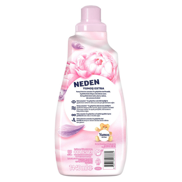 Yumoş Extra Konsantre Çamaşır Yumuşatıcısı Şakayık 1440 ML 60 Yıkama 1 Adet - 2