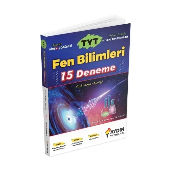 AYDIN YAYINLARI TYT Fen Bilimleri 15 Deneme