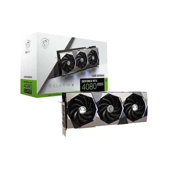 MSI RTX 4080 Super Suprim X 256 Bit GDDR6X 16 GB Ekran Kartı