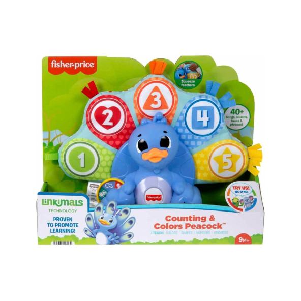 Fisher-Price Linkimals Rengarenk Tavus Kuşu HNN82 - 2