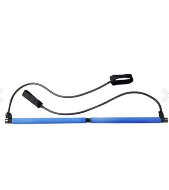 Squat Pilates Jimnastik Egzersiz Çubuğu Portable Studio Squat Barı-Mavi