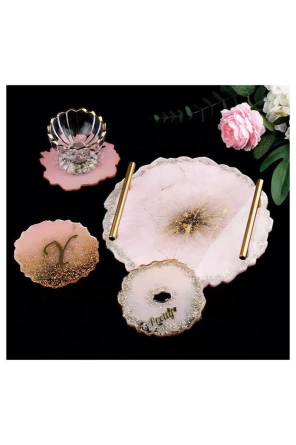 Varak Kaplama Yaprak Metalik Folyo İmitasyon 9x9cm 10lu Paket 4 Antique Gold R5799F-4 - 9