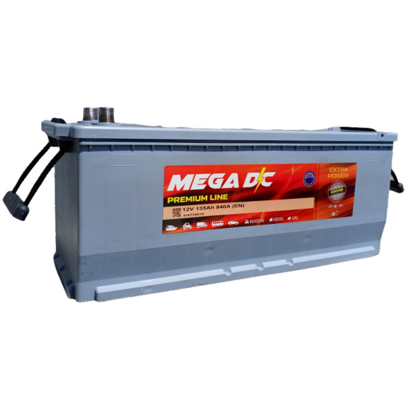 Mega DC Premium Line 12V 135 Amper 840A (EN) Akü