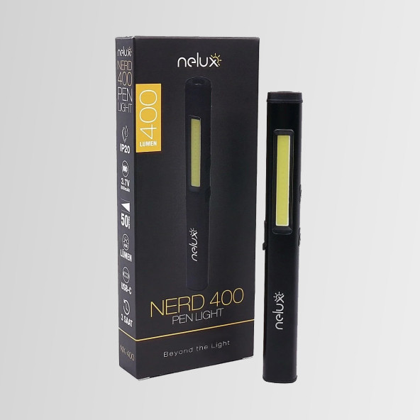 Orcamp NX-400 Nelux Nerd 400 Kalem Fener - Su Geçirmez - 5