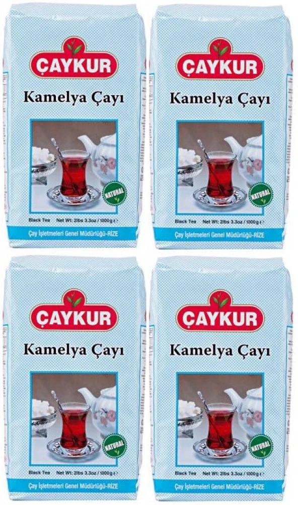 Çaykur Kamelya Çayı Siyah Çay 4x1 Kg