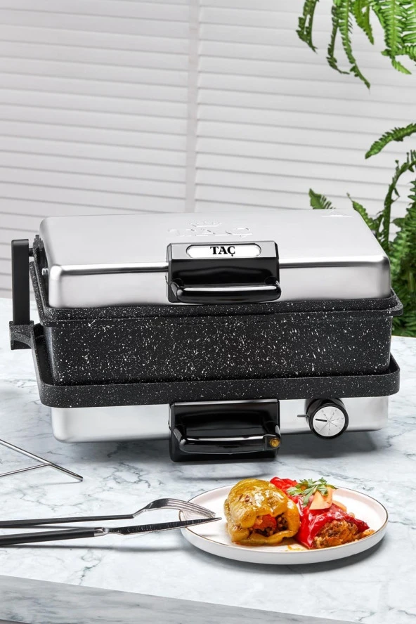 Taç Tost ve Lahmacun Makinası Tepsili
