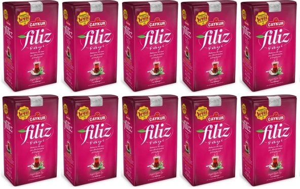 Çaykur Filiz Çayı Siyah Çay 10x1 Kg