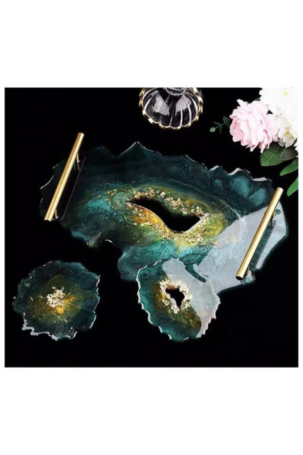 Varak Kaplama Yaprak Metalik Folyo 9x9cm 10lu Paket 14 Light Fragrant Silver R5799F-14 - 11