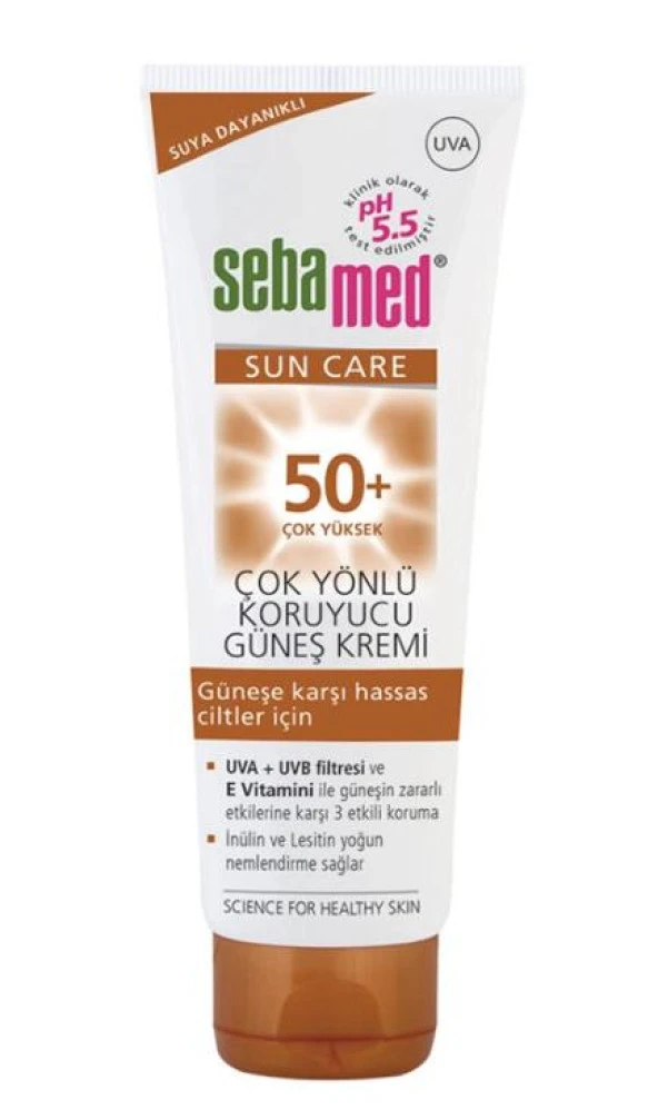 Sebamed SPF 50 Çok Yönlü Koruyucu Güneş Kremi 75 ml - Diş Beyazlatıcı Köpük Hediye