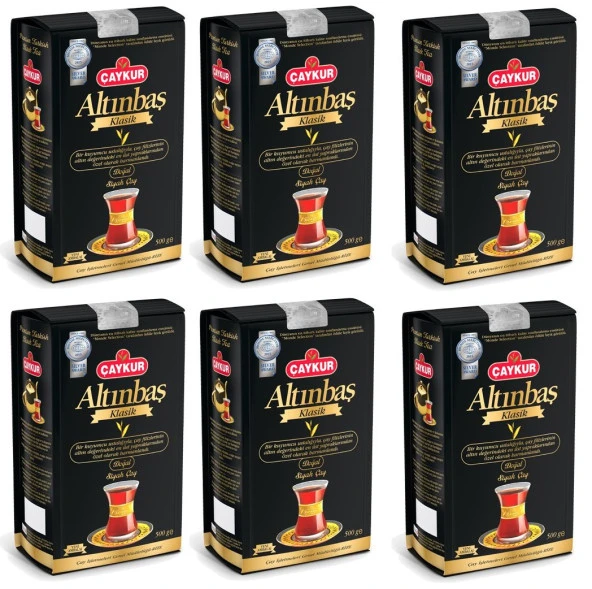 Çaykur Altınbaş Klasik Siyah Çay 6x500 Gr