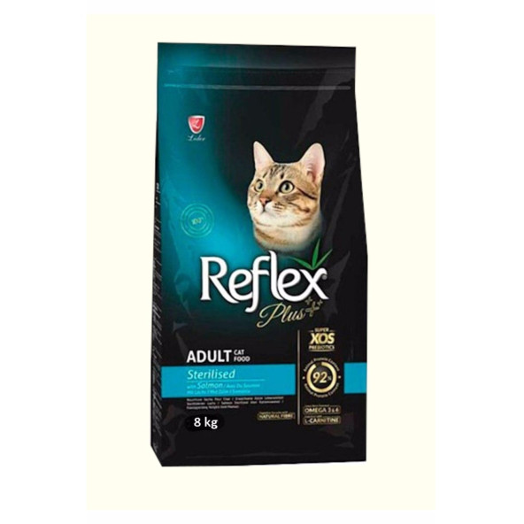 Reflex Plus Somonlu Kısırlaştırılmış Yetişkin Kedi Maması 8 KG