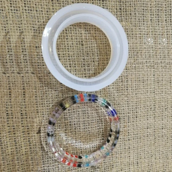 Bilezik Reçine Epoksi Kalıp 8 cm -Kod:90 - 3