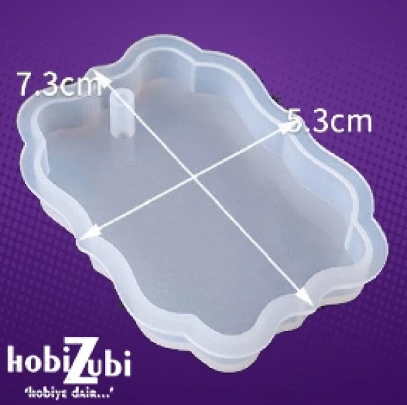 Reçine Epoksi,Mum,Sabun ve Beton Kalıbı - Kolye ve Takı-Kod: 26 - Resim 2