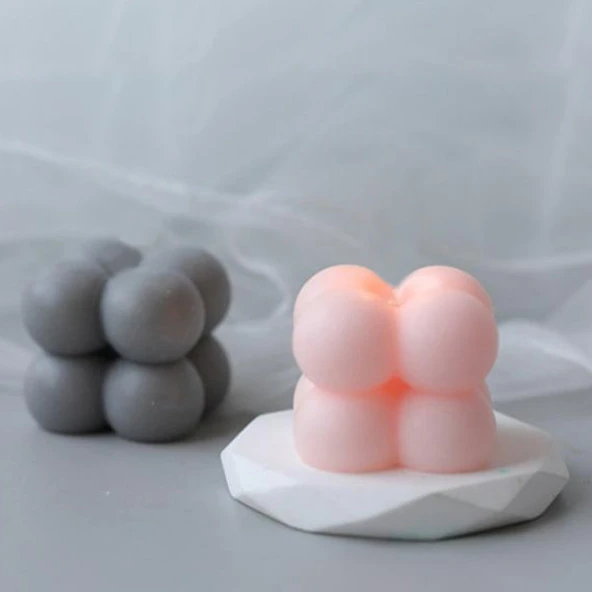 Reçine Epoksi Silikon Kalıbı  Buuble Modeli -Kod:272 - Resim 2