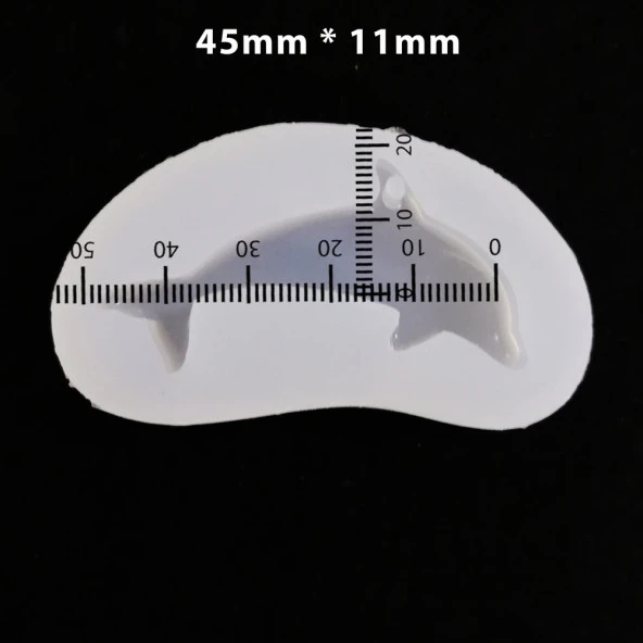 Reçine Epoksi Kalıp-delikli - Küçük Yunus - E21K - Resim 2