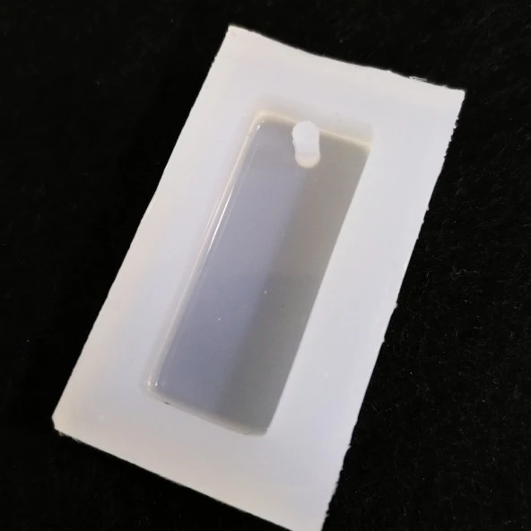 Reçine Epoksi Kalıp-delikli Dikdörtgen - E18 - Resim 3