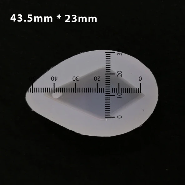 Reçine Epoksi Kalıp-delikli Baklava -  E13 - Resim 2