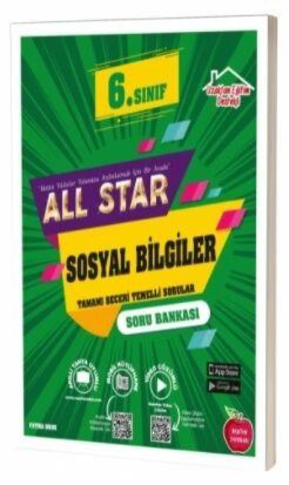 6. Sınıf Sosyal Bilgiler All Star Soru Bankası Newton Yayınları