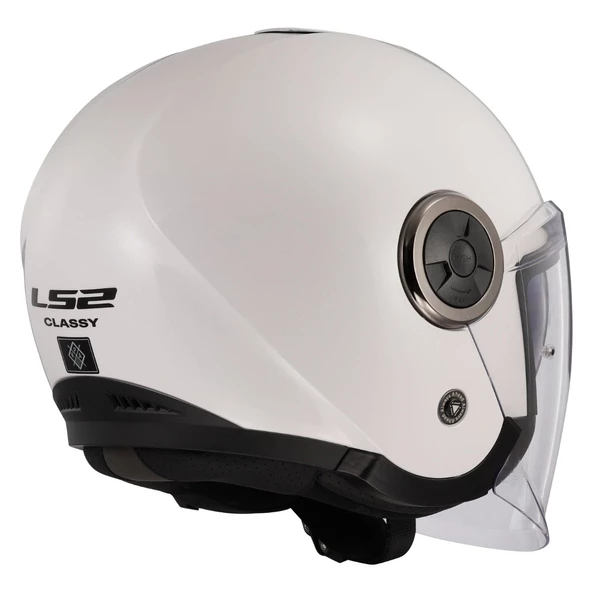 LS2 CLASSY BEYAZ KASK (GÜNEŞ VİZÖRLÜ) - 5