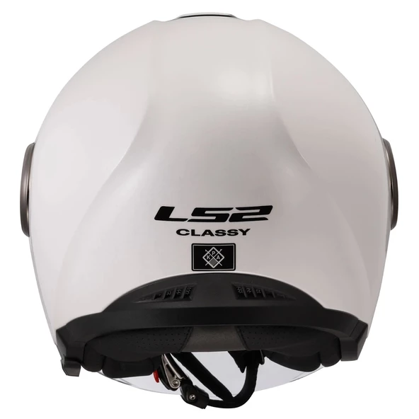 LS2 CLASSY BEYAZ KASK (GÜNEŞ VİZÖRLÜ) - 4