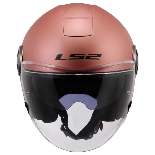 LS2 CLASSY MAT GOLD PEMBE KASK (GÜNEŞ VİZÖRLÜ) - 4