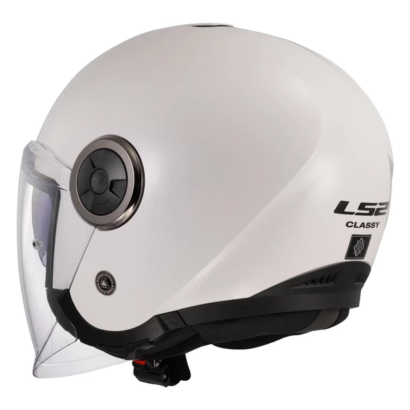 LS2 CLASSY BEYAZ KASK (GÜNEŞ VİZÖRLÜ) - 3