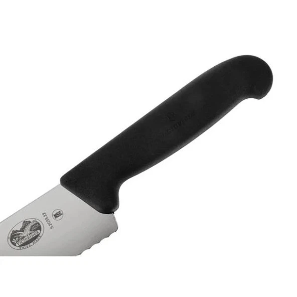 Victorinox 19cm Tırtıklı Dilimleme Bıçağı 5.2033.19 Siyah - 4