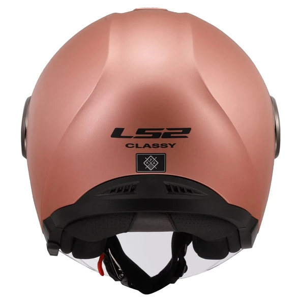 LS2 CLASSY MAT GOLD PEMBE KASK (GÜNEŞ VİZÖRLÜ) - 3